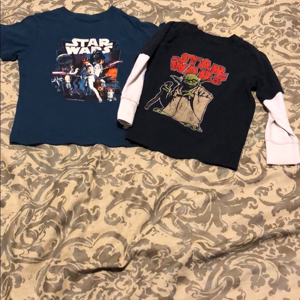 Two Star Wars shirts